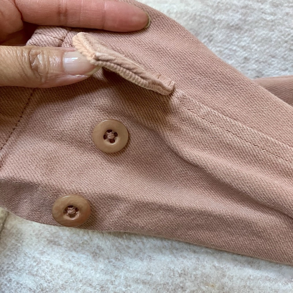 Aritzia Wilfred Free Sz 4 Pants Women's Beige/Pink‎ Cargo Twill Straight Leg - Picture 10 of 11